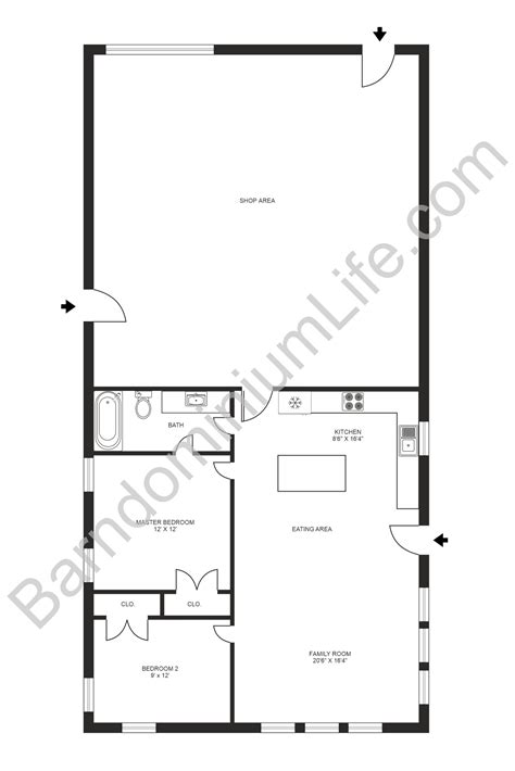 30x60 shop with living quarters